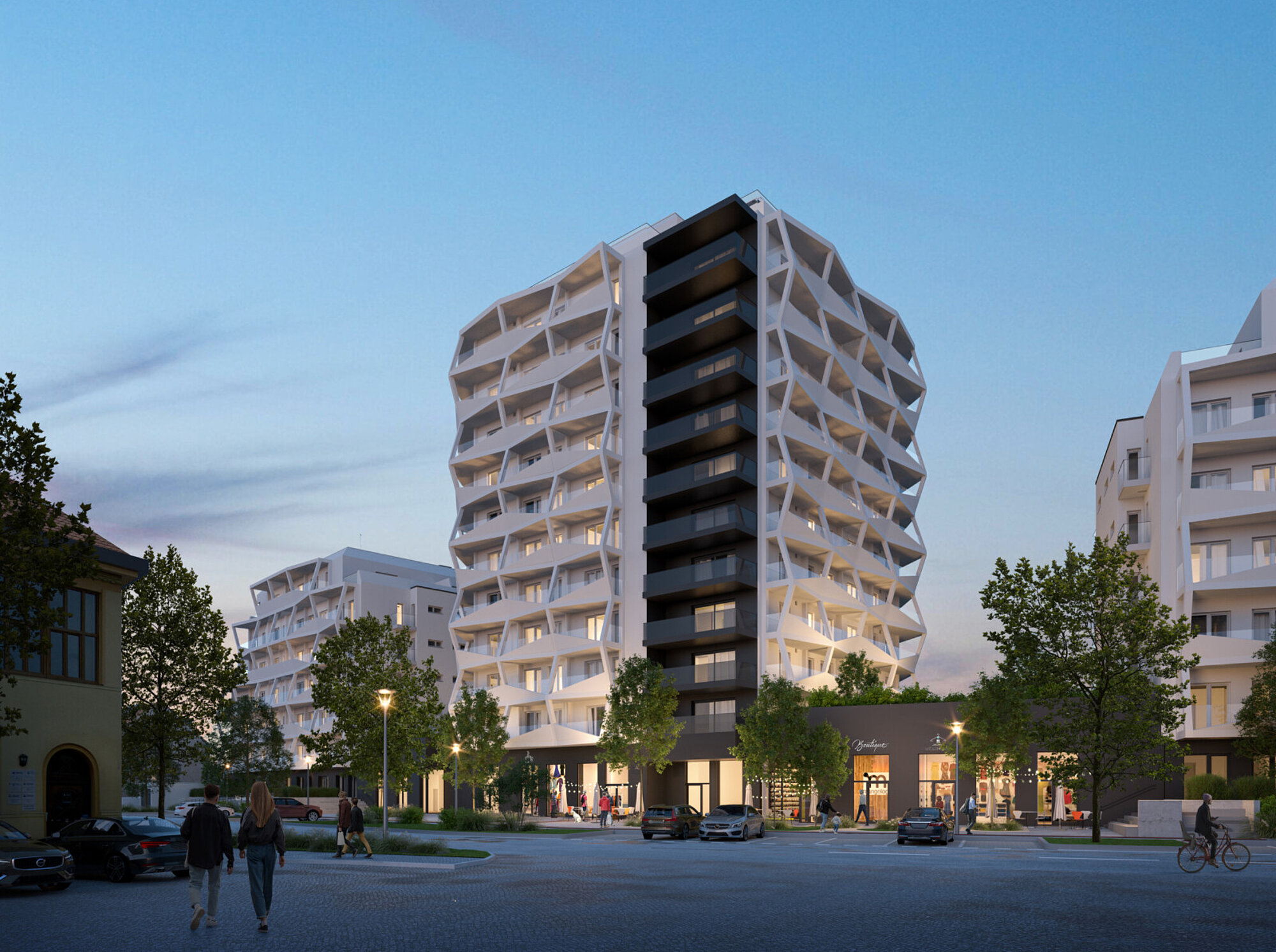 Rezidence Meridiem Brno – sídlo boutique Y studia v Komárově